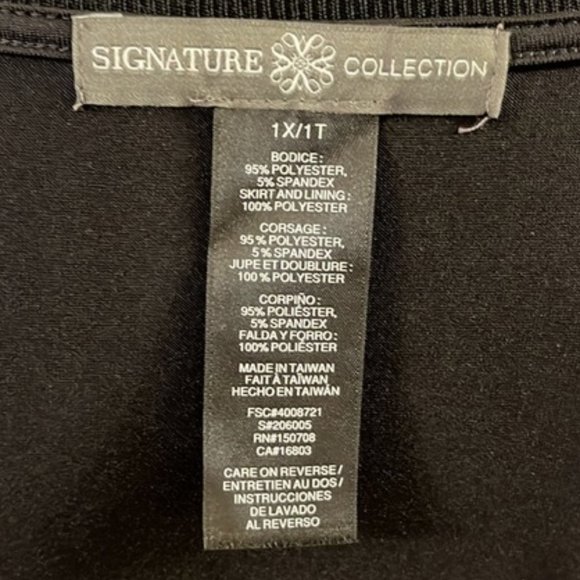 Avon Signature Collection Polka Dot Flare / Flutter Dress 1X New, No Tags - Picture 5 of 5